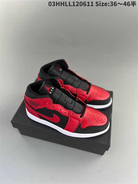 women air jordan 1 shoes H 2023-10-26-259